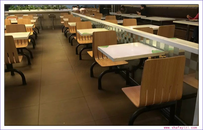 中式快餐厅桌椅