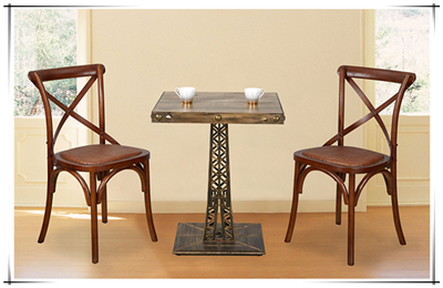 工业复古风主题餐厅桌椅