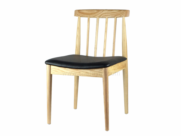 北欧风格白蜡木西餐厅椅子