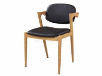 时尚北欧风格铁艺木纹餐椅
