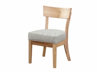 布艺软包坐垫实木西餐椅子