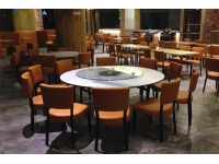 大型港式茶餐厅圆桌椅案例
