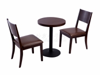 北欧风格两人位咖啡店桌椅
