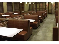 中式饭店沙发桌子案例实拍